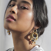 Gravity Gold Earrings